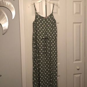 Polka dot maxi